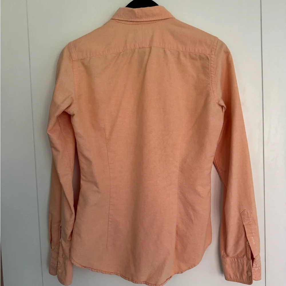 Peach Ralph Lauren button down size 10 - Picture 4 of 4